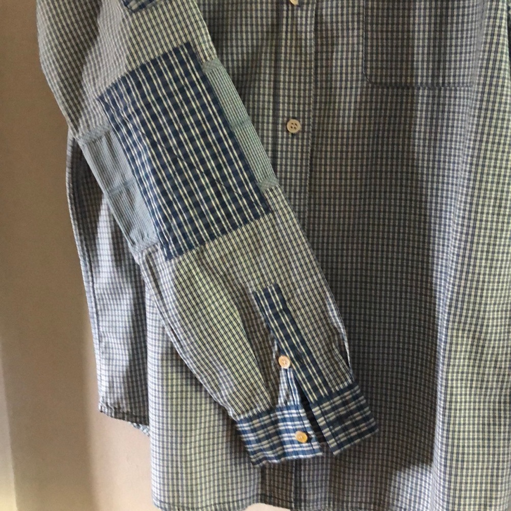 Marc Jacobs Button Down Plaid Patchwork Shirt - image 2